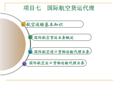 项目七 国际航空货运代理.ppt
